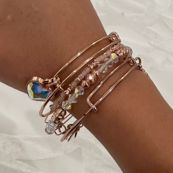Alex and Ani bracelet stack - Picture 3 of 4